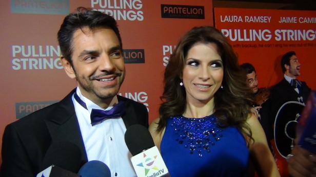 Eugenio Derbez y su esposa Alessandra Rosaldo apoyaron el estreno de la cinta con su presencia. Foto: Trajecta