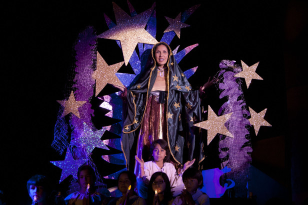 La obra de teatro se representará para celebrar las fiestas decembrinas en la Catedral de Nuestra Señora de Los Ángeles ubicada en el centro de la ciudad de Los Ángeles el 4 y 5 de diciembre del 2013. Fotos: Especial