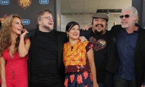 Kate del Castillo, Guillermo del Toro, Jorge Gutiérrez y Ron Perlman.