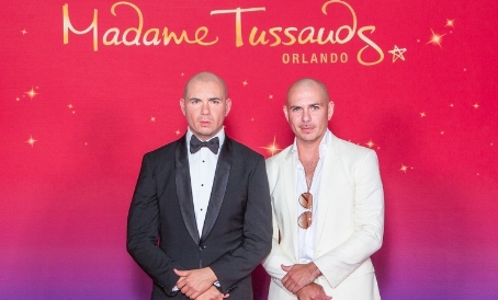 Pitbull participó en la elaboración de la figura de cera desde que inició el proyecto. Foto: Madame Tussauds Orlando