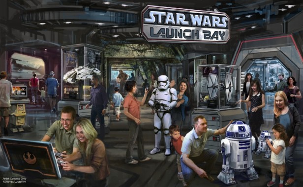 Entre las nuevas atracciones se encuentra la de Star Wars que se planean en Orlando y Anaheim transportará a visitantes a un planeta nunca antes visto con dos atracciones principales, incluso una misión secreta personalizada. 