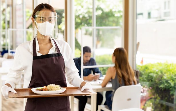 Reapertura de negocio, restaurante